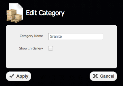 Edit Category